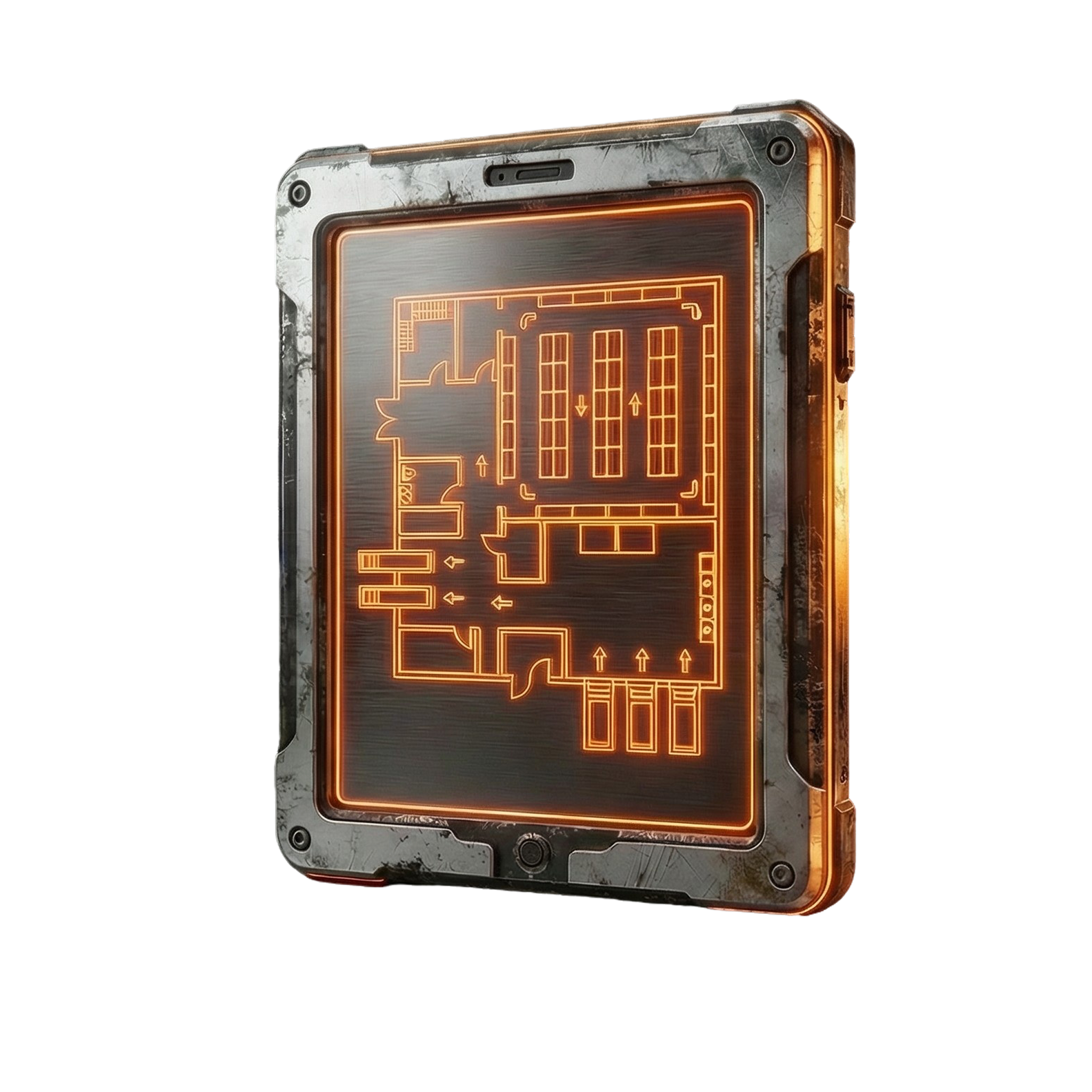 Подробная схема планировки складского пространства