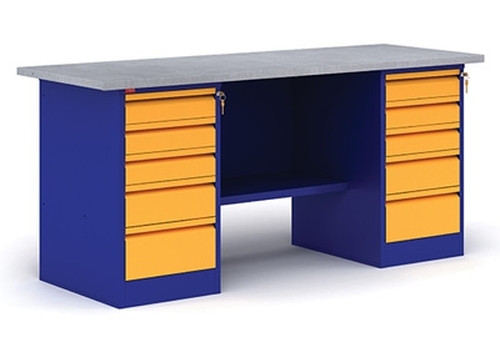 Верстак двухтумбовый ВП-6Т/1.9 (860x1900x685)