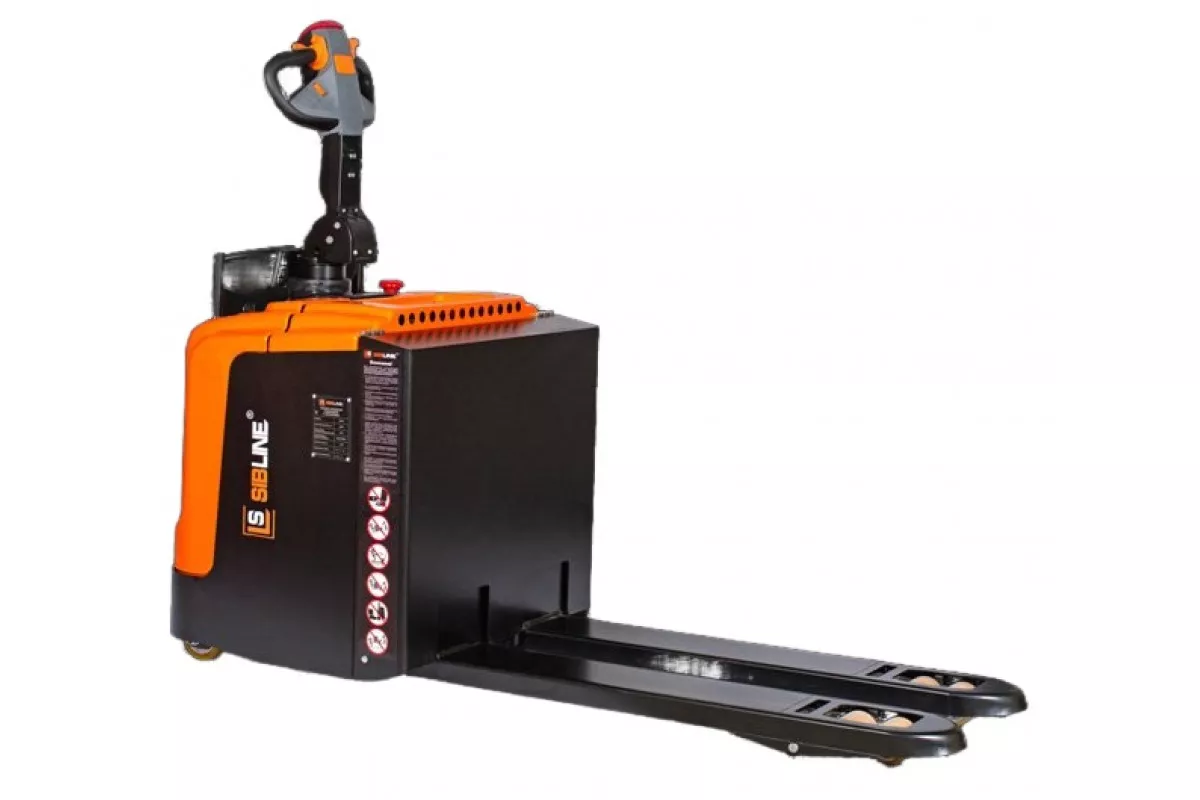 Тележка электрическая самоходная c платформой, 2000 кг, АКБ свинцово - кислотная, SIBLINE - фото 2