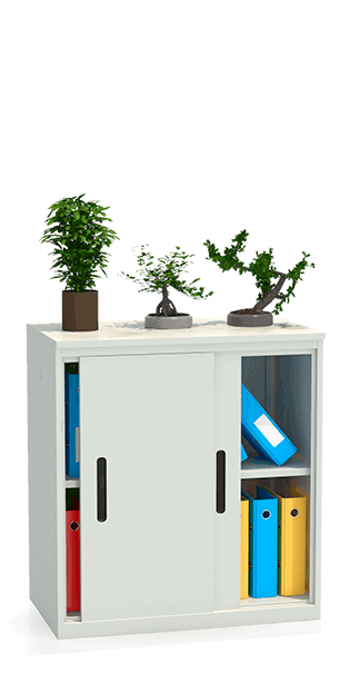 Шкаф-купе офисный ALS-8896 (880x960x450)