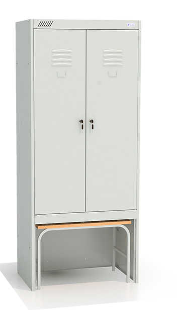 Шкаф для раздевалок ШРК 22-800 ВСК (1850x600x500)