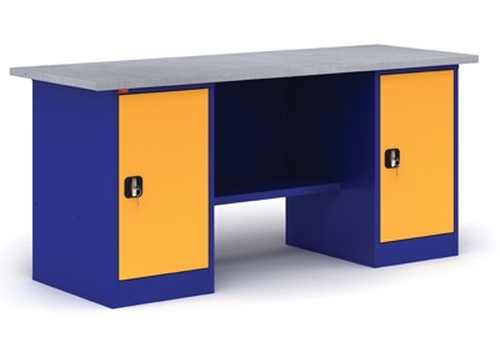 Верстак  двухтумбовый ВП-5/1.9 (860x1900x685)