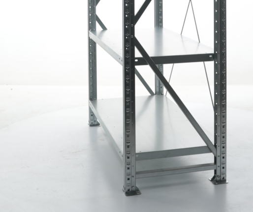 Стеллаж металлический MS U 2500x700x300 (6 полок) - фото 5