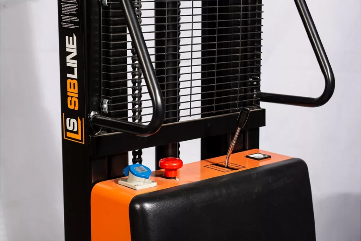 Штабелер с электроподъемом 1,5 т - 3,5 м Вилы: 1100 , Гелевая АКБ, SPN1535 SIBLINE - фото 8