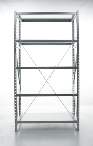 Стеллаж металлический MS U 2500x700x300 (6 полок)