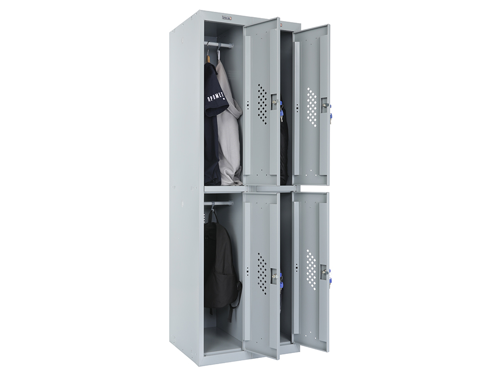 Шкаф для раздевалок усиленный ML/LS 22-60 (1830x600x500) - фото 4