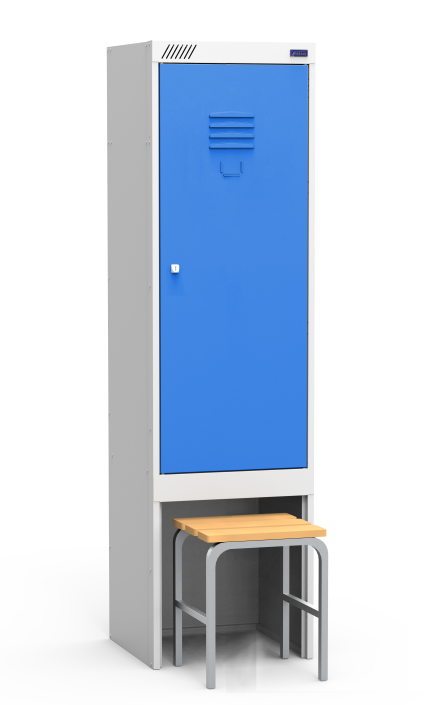 Шкаф для раздевалок ШРЭК 21-530 ВСК (1850x530x500) - фото 2