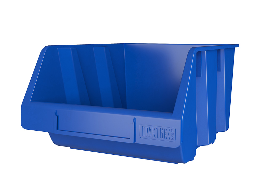 Ящик пластиковый Практик 300x230x150 синий