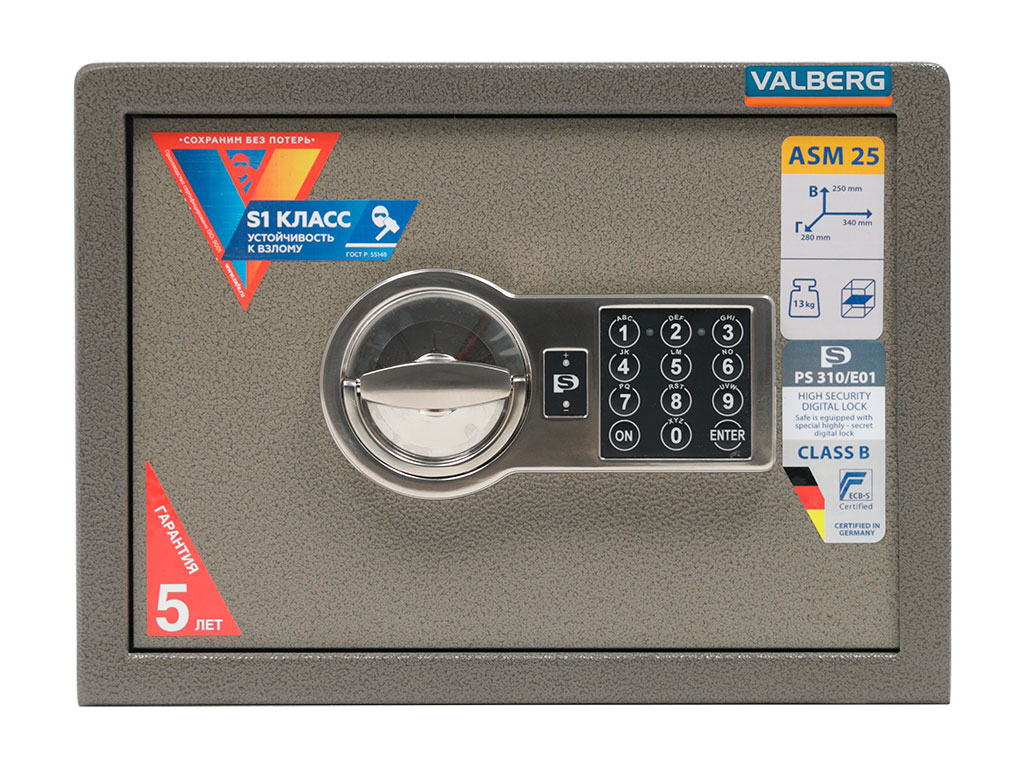 Мебельный сейф VALBERG ASM 25 EL - фото 5