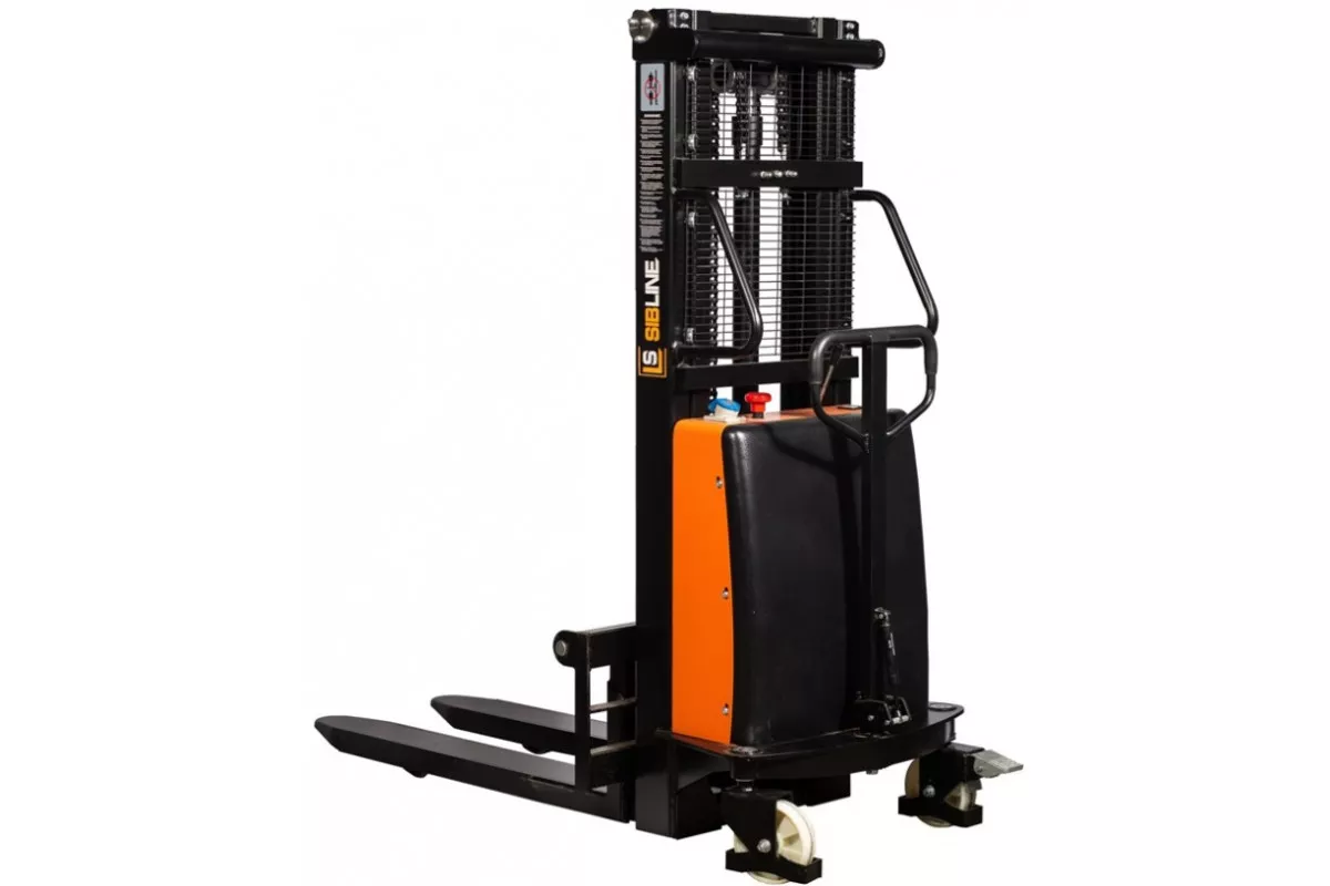 Штабелер с электроподъемом 1,5 т - 3,5 м Вилы: 1100 , Гелевая АКБ, SPN1535 SIBLINE - фото 2