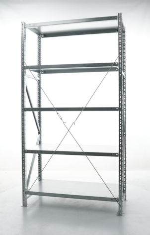 Стеллаж металлический MS U 2500x700x300 (6 полок) - фото 2