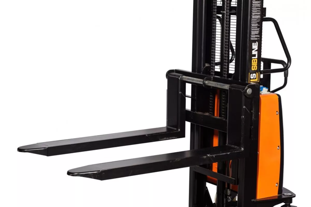 Штабелер с электроподъемом 1,5 т - 3,5 м Вилы: 1100 , Гелевая АКБ, SPN1535 SIBLINE - фото 4