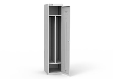 Металлический шкаф ШРС 11-400 с перегородкой (1850х400х500)
