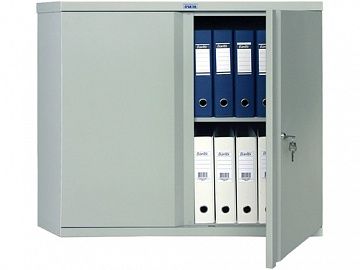 Металлический шкаф для офиса ПРАКТИК М 08 (832x915x370)
