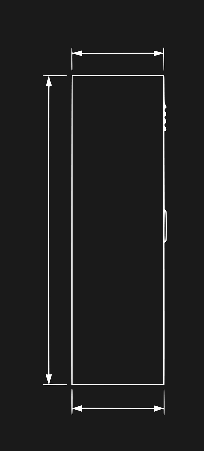 Шкаф-купе офисный ALS-8896 (880x960x450) - схема 2